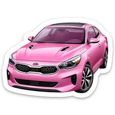 Pink Kia k5 sticker