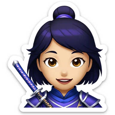 Mystic Samurai sticker