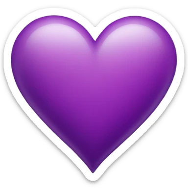 Purple heart sticker