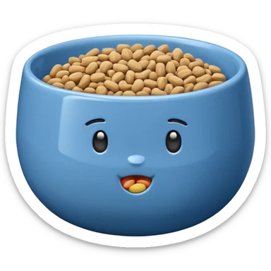 food bowl for pet sticker