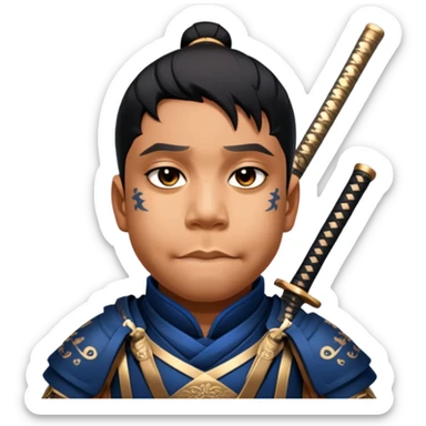 Vigilant Samurai sticker