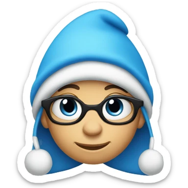 Young Teenage Smurf sticker