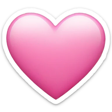 Pink heart sticker