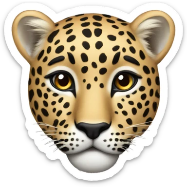 leopard sticker
