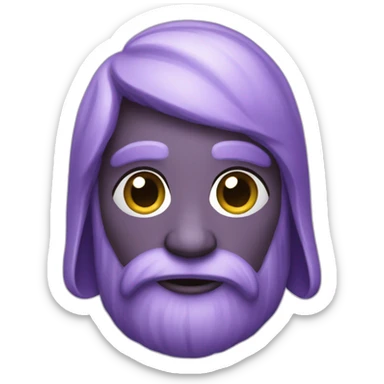 purple-skinned long-eared giant sticker