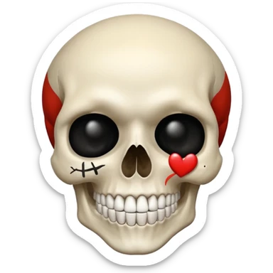 💀😘 sticker