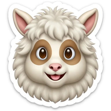 mohair goat emoji sticker