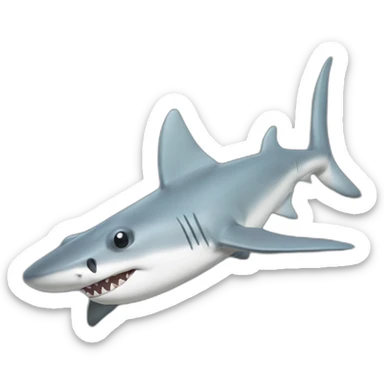 cute hammerheadshark sticker
