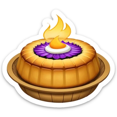 Filipino puto bumbong and bibingka sticker