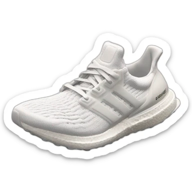White adidas ultraboost 1.0 sticker