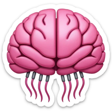 hazlo rosita mas estetico como el emoji del cerebro y ya sticker
