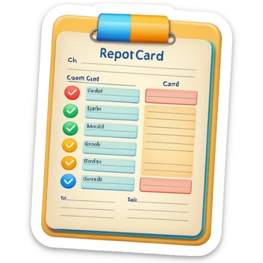 Report Card Helper sticker