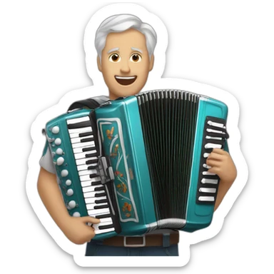 Erlandskian Terminian Accordion Instrument sticker
