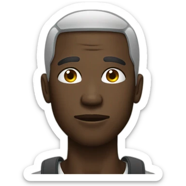 sick-black-guy sticker