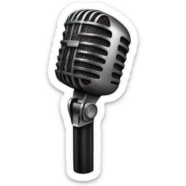 Microphone  sticker
