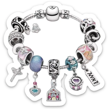 Pandora bracelet  sticker