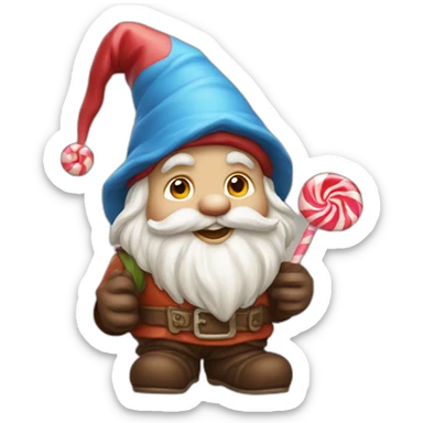 gnome with candy’s  sticker