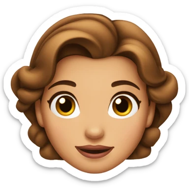 Belle from beauty and the beast sticker