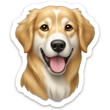 golden-retriever-and-siberian-husky sticker