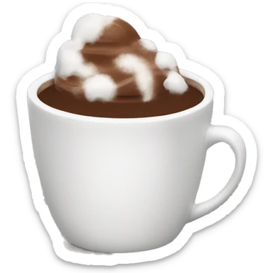 Hot cocoa sticker