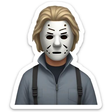 Michael Myers sick  sticker