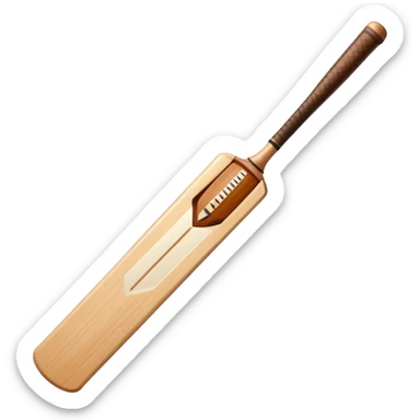 Cricket bat sticker