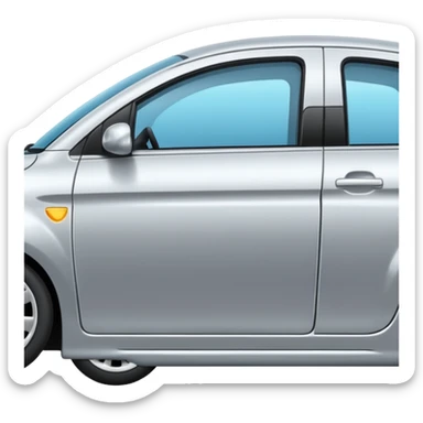 car door open  sticker