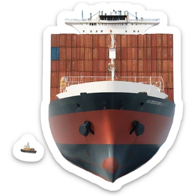 cargo ship sticker