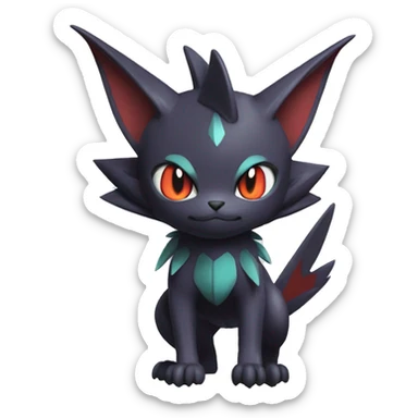 Noivern-Litten-Zorua full body sticker