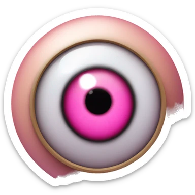Pink evil-eye sticker