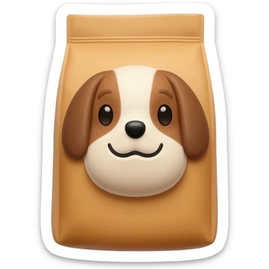 dog food sticker