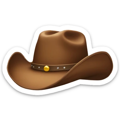 Cowboy hat sticker
