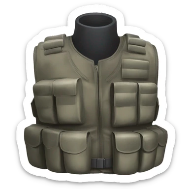bullet proof vest helmut lang sticker
