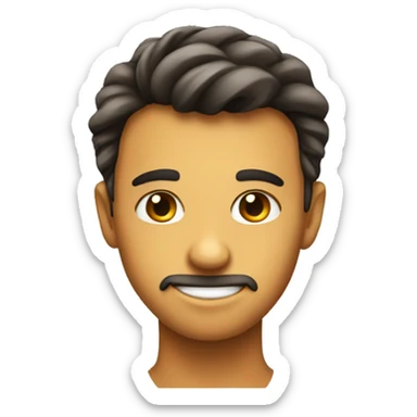 Flirting face  sticker