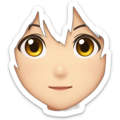 Megumin from KonoSuba, anime style  sticker