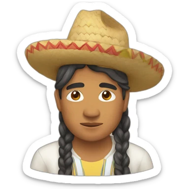 colombia peruqano sticker