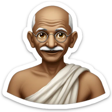 Mahatma Gandhi sticker