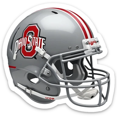 Make an Ohio state football helmet sticker