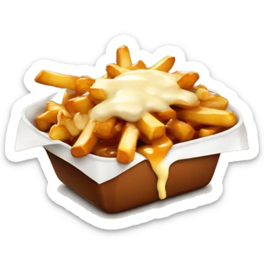 Poutine qui mange des Poutine  sticker