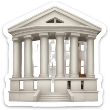 court building sticker