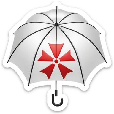 faz emoji da umbrella corporation sticker