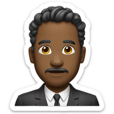 ambitious and greedy person sticker