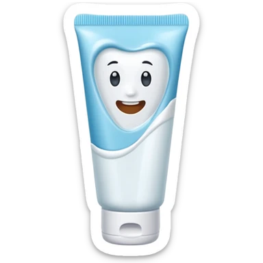 toothpaste sticker