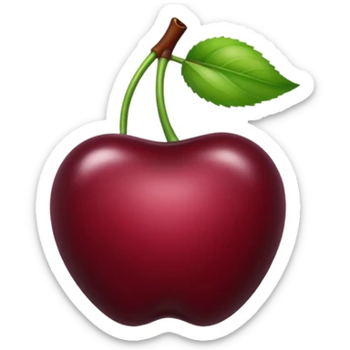 black cherry sticker