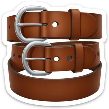 Belt for pant, brown colour ,one round only and look classic sticker
