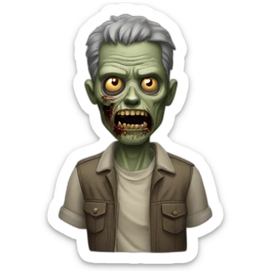 Zombie of The Walking Dead sticker