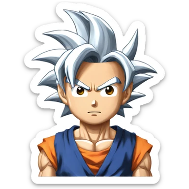 Goku ultra instinto  sticker