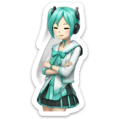 Miku Hatsune sticker
