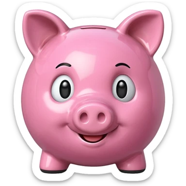 Piggy money sticker