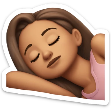 Ariana Grande sleeping sticker